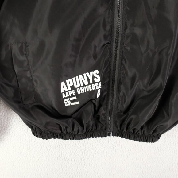 Aape By A Bathing Ape Jacket Mens Large Windbreaker Hooded AAPE Universe - Picture 3 of 10